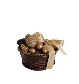 Mandje met paaseitjes