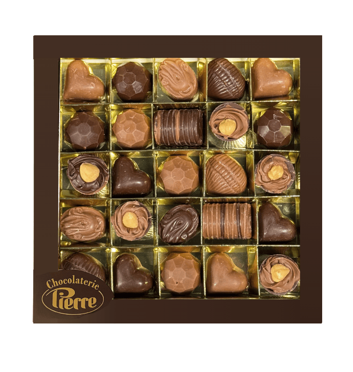 25 Suikervrije bonbons in luxe doos - Ambachtelijke chocolade