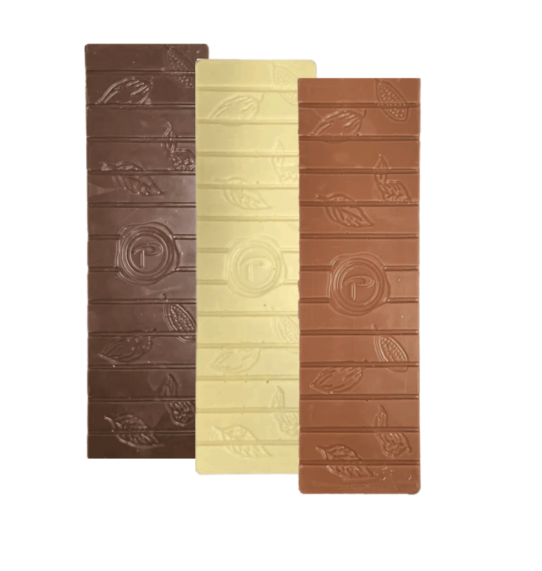 Chocoladereep Crunch – Melk, Wit of Puur