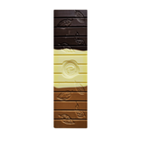 Chocoladereep Tricolore – Melk, Wit en Puur in één Reep
