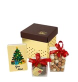 Giftbox Excellent Kerst – Hulstblaadjes, Kersttablet & Crispy Pearls