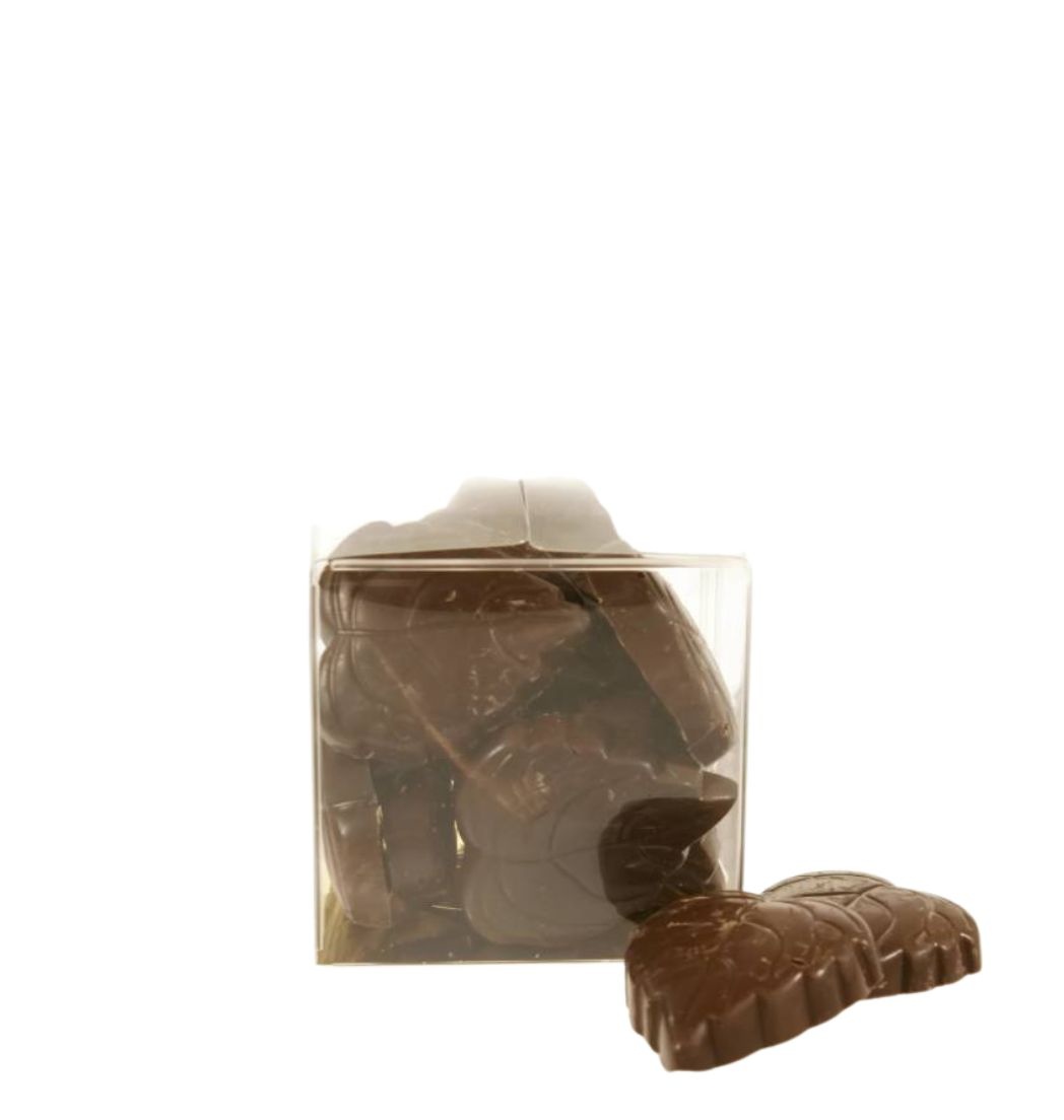 Chocolade Herfstblaadjes – Ambachtelijk & Krokant Gekarameliseerde hazelnoten