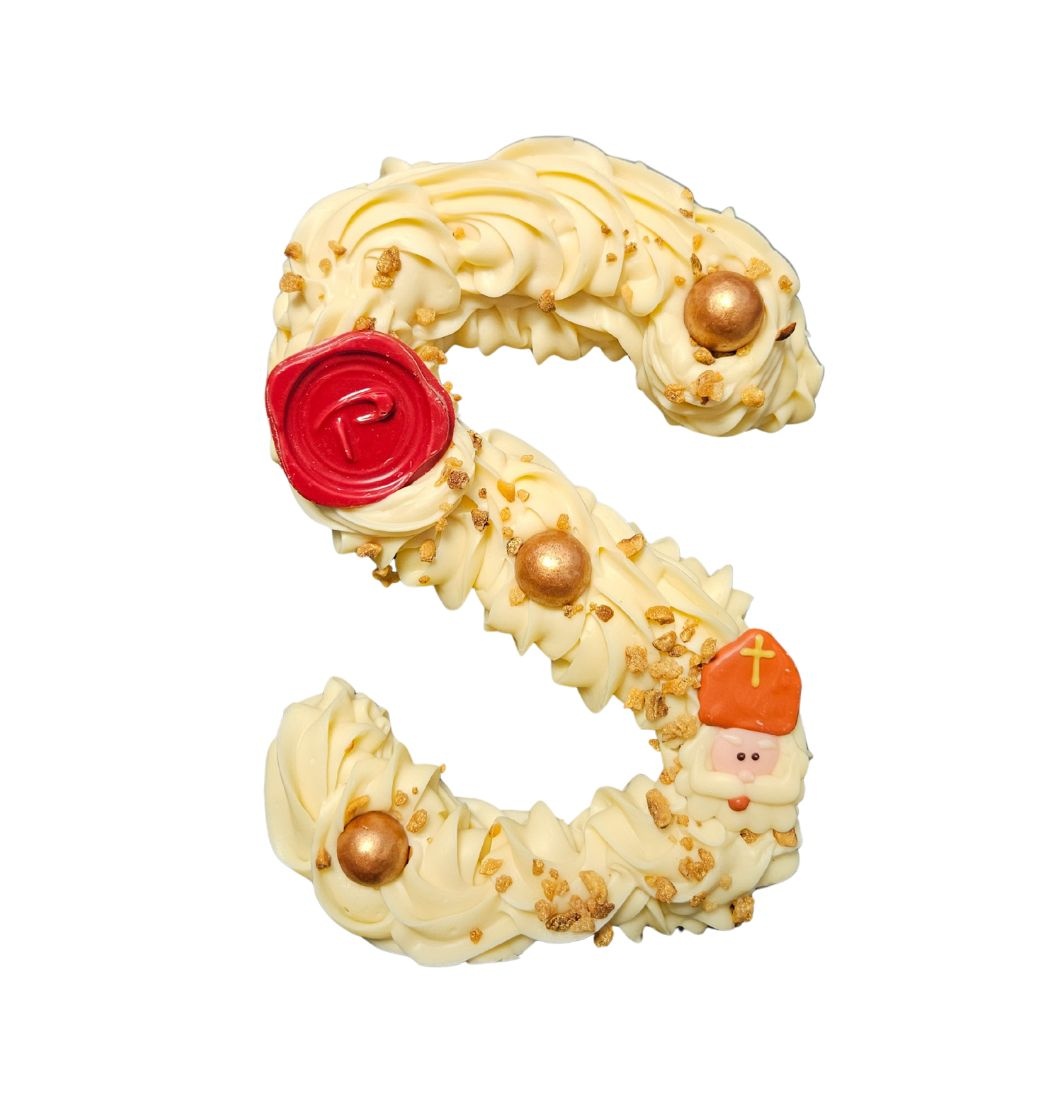 Klassieke Room Chocoladeletter - Sinterklaas chocolade