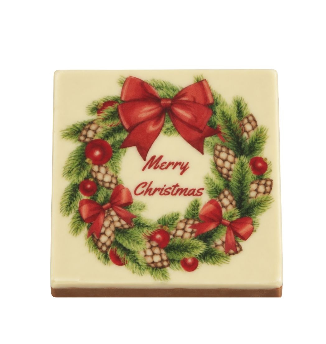 Chocoladetablet Merry Christmas - Kerst chocolade