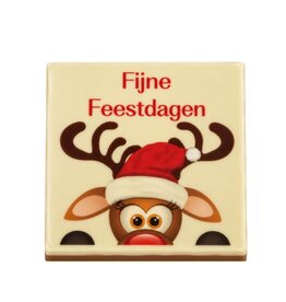 Fijne feestdagen rendier tablet