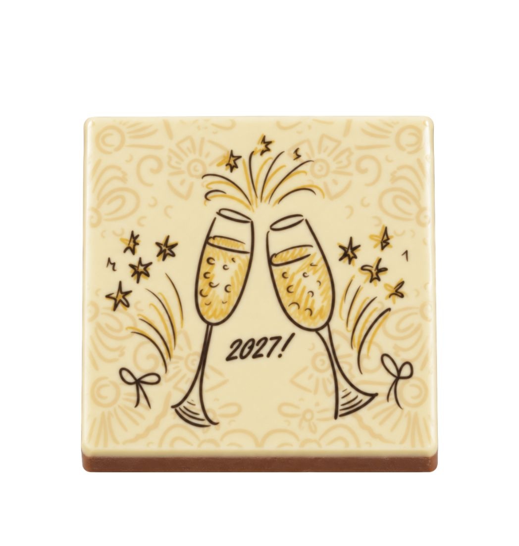 Chocoladetablet "Proost 2026" - Oud&Nieuw chocolade