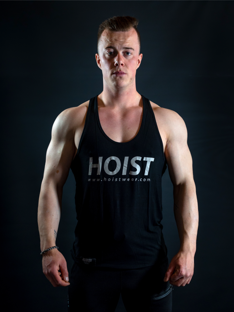 Hoistwear Elite-Stretch Black/Grey Hoist Singlet Hoistwear Elite-Stretch Black/Grey Hoist Singlet
