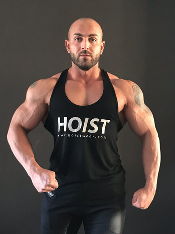 Hoistwear Elite-Stretch Black/Grey Hoist Singlet Hoistwear Elite-Stretch Black/Grey Hoist Singlet