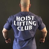 Hoistwear Navy Lifting Club Oversized Tshirt Hoistwear Navy Lifting Club Oversized Tshirt