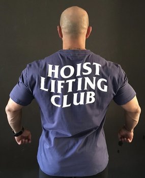 Hoistwear Navy Lifting Club Oversized Tshirt Hoistwear Navy Lifting Club Oversized Tshirt