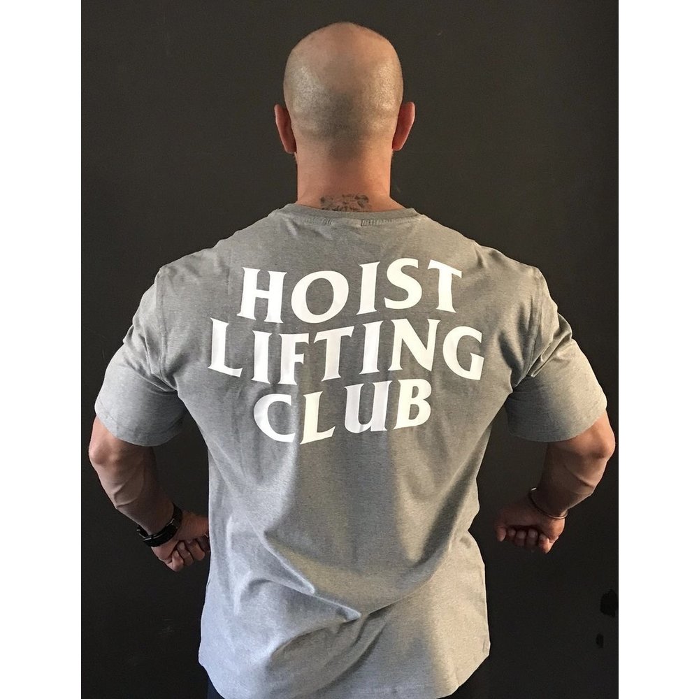 Grey Lifting Club Oversized Tshirt Hoistwear