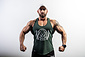 Alpha Elite Green Hoist Singlet Alpha Elite Green Hoist Singlet