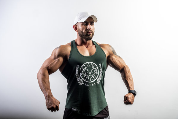 Hoistwear Alpha Elite Green Hoist Singlet