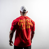 Hoistwear Lifting Club Oversized Tshirt Red Hoistwear Lifting Club Oversized Tshirt Red