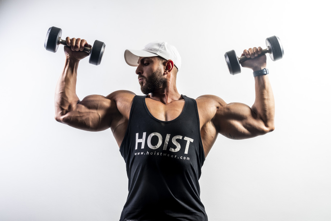 Hoistwear Elite-Stretch Black/Grey Hoist Singlet Hoistwear Elite-Stretch Black/Grey Hoist Singlet