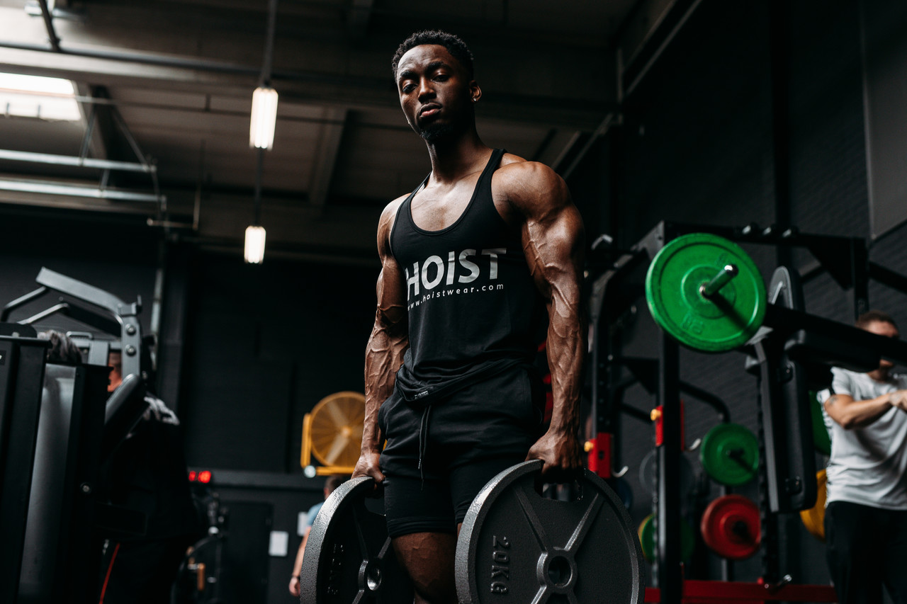 Hoistwear Elite-Stretch Black/Grey Hoist Singlet Hoistwear Elite-Stretch Black/Grey Hoist Singlet
