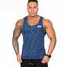 Hoistwear Hoist striped Navy singlet size S Hoistwear Hoist striped Navy singlet size S