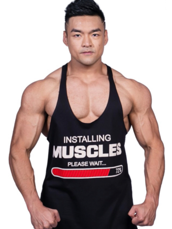 DYEH Collection DYEH Installing Muscles Dri-Fit Singlet DYEH Collection DYEH Installing Muscles Dri-Fit Singlet