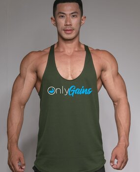 DYEH  Collection DYEH Onlygains Dri-Fit Army Singlet DYEH  Collection DYEH Onlygains Dri-Fit Army Singlet