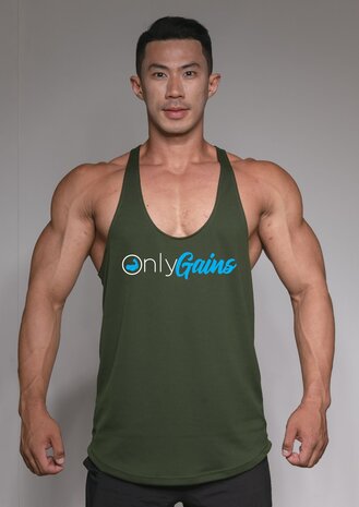 DYEH  Collection DYEH Onlygains Dri-Fit Army Singlet DYEH  Collection DYEH Onlygains Dri-Fit Army Singlet