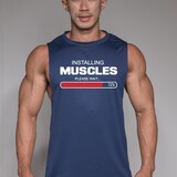 DYEH  Collection DYEH Installing Muscles Dri-Fit Navy Muscle Top DYEH  Collection DYEH Installing Muscles Dri-Fit Navy Muscle Top