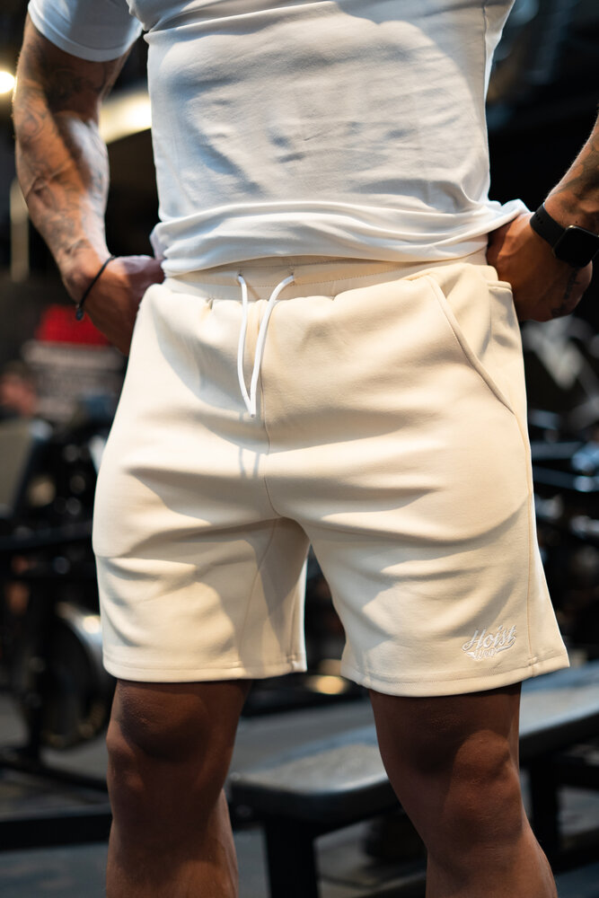 Hoist Fitted Shorts Beige