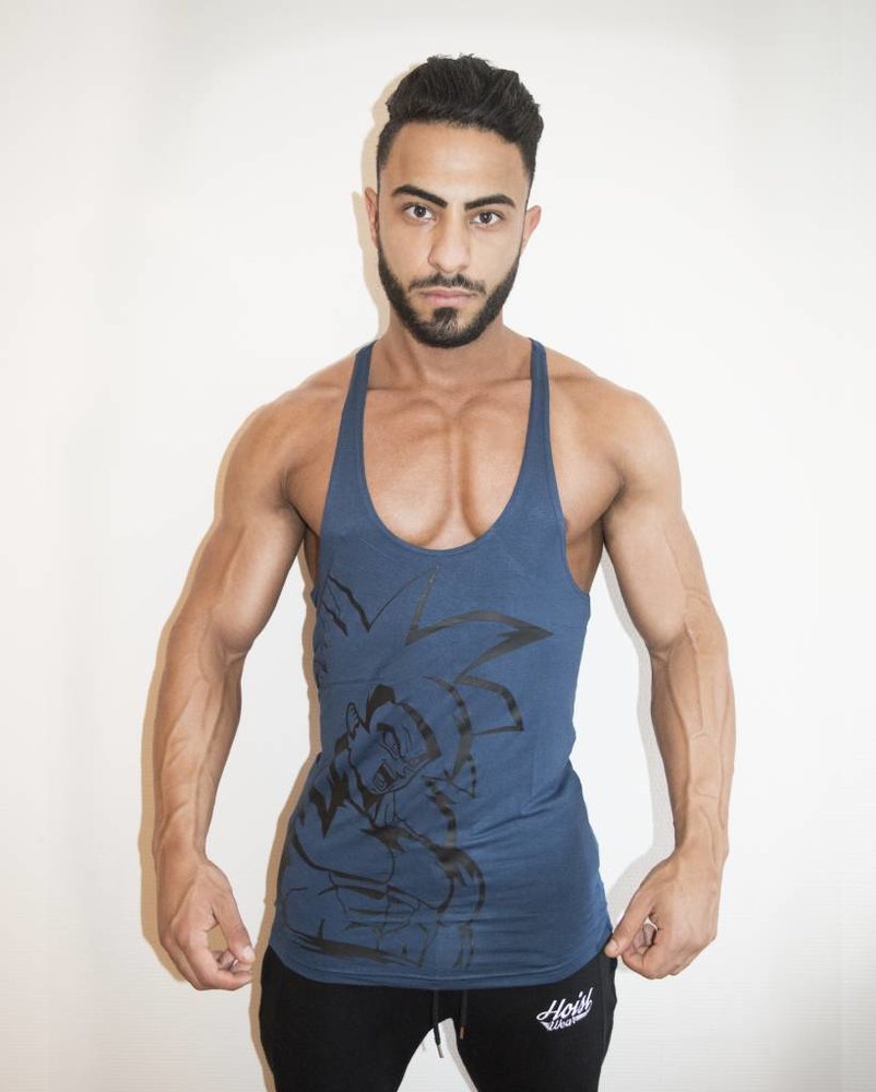 Goku SSJ4 Navy Singlet size XS/S Goku SSJ4 Navy Singlet size XS/S