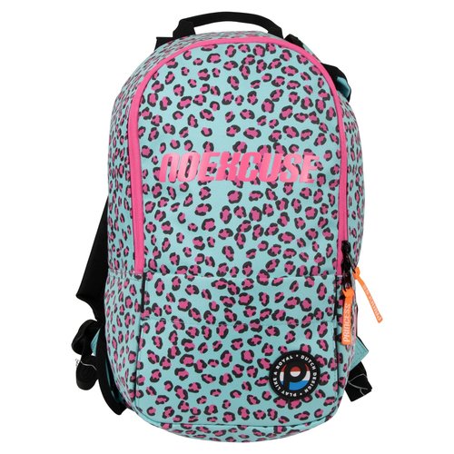 PRINCESS Backpack No Excuse Junior Leopard Mint A lazy image