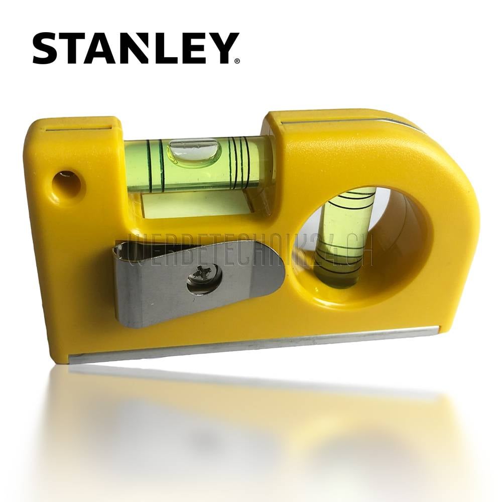 STANLEY® Taschen-Wasserwaage magn.