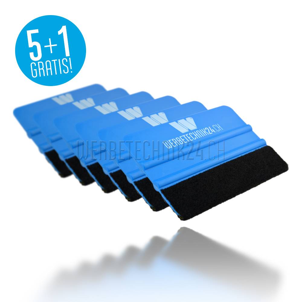 Raclette plastique bord en feutrine Megapack