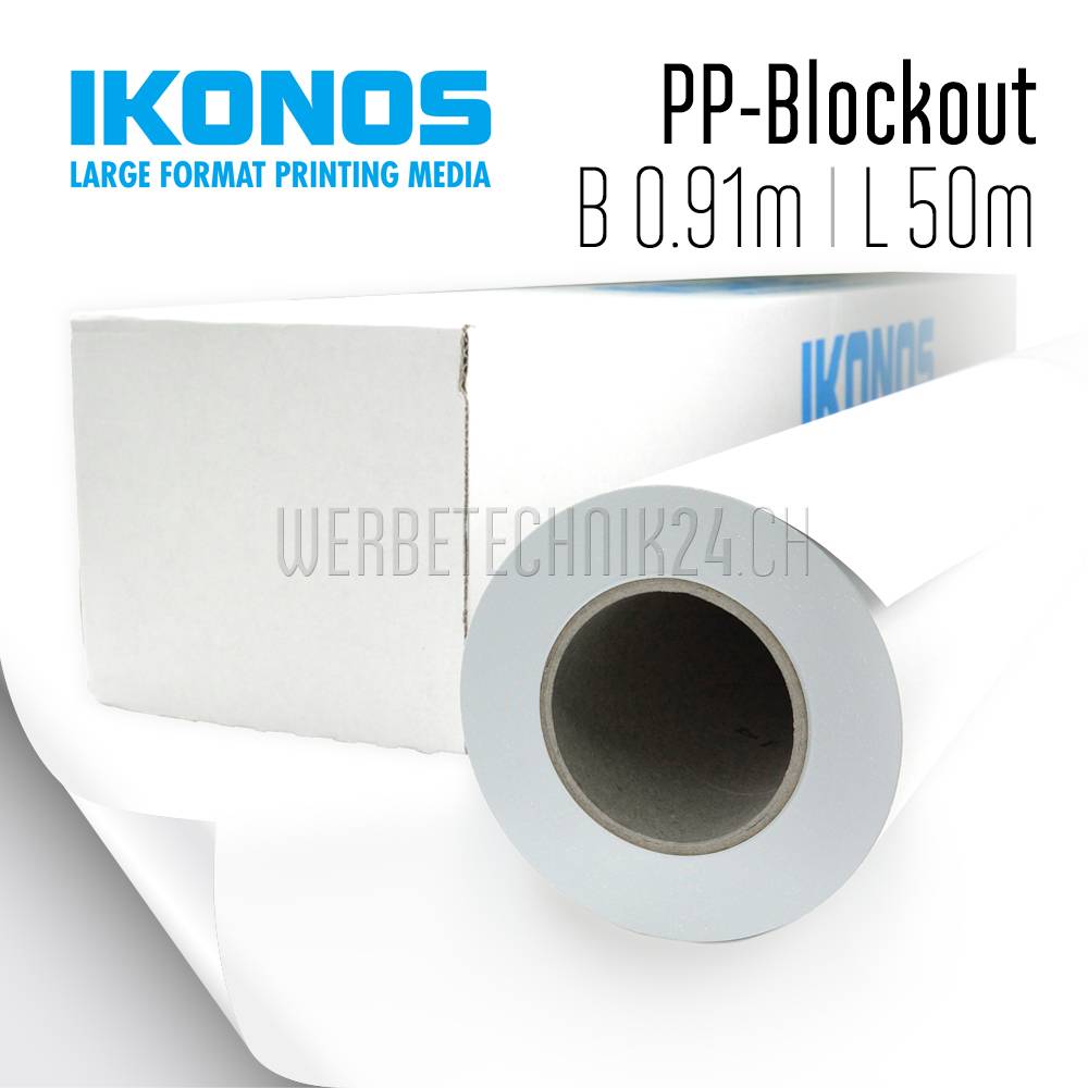 PP-Blockout für Roll-Up 0.91m