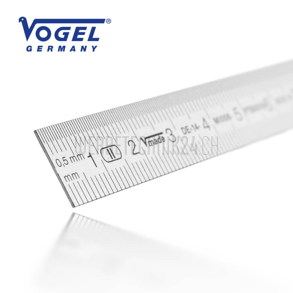 VOGEL® Stahlmaßstab flexibel 150mm