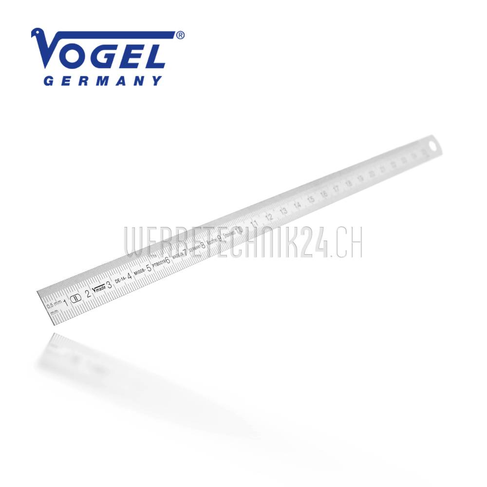 VOGEL® Stahlmaßstab flexibel 250mm