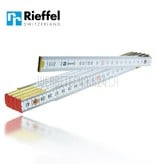 Rieffel® Glieder-Doppelmeter Holz weiss