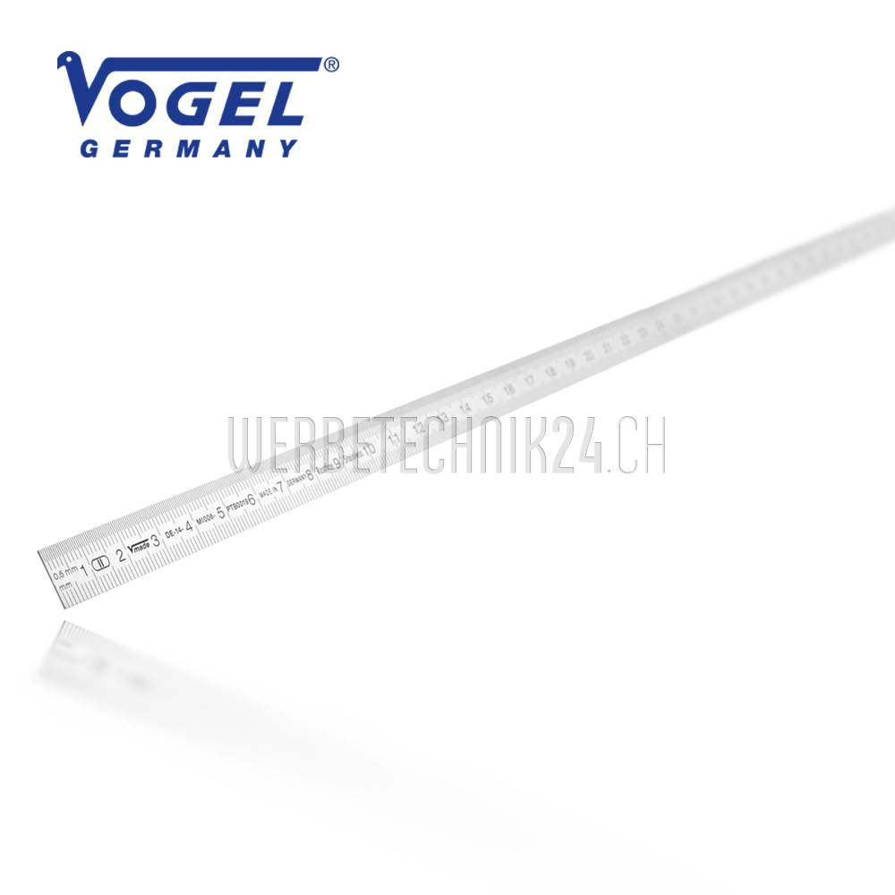 VOGEL® Stahlmaßstab flexibel 500mm