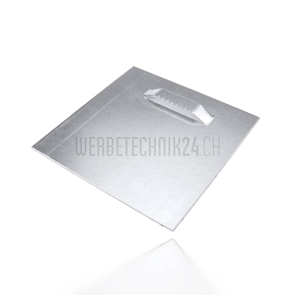 Plaque de suspension adhésive dentelée 100x100mm Megapack