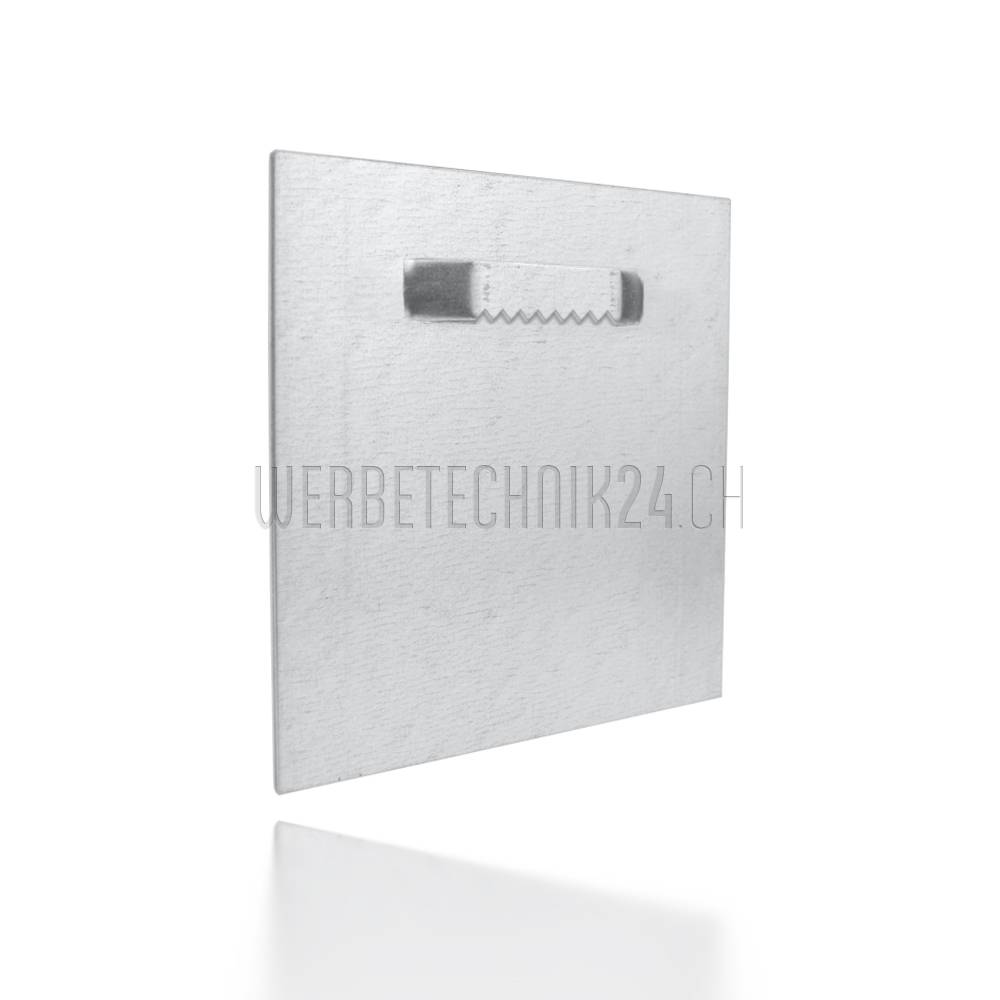 Plaque de suspension adhésive dentelée 100x100mm Megapack