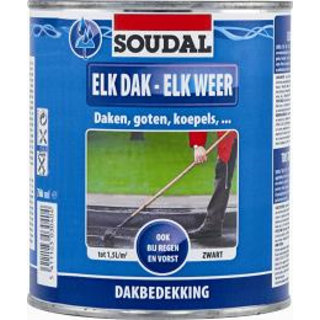 Elk Dak - Elk Weer zwart 4 l
