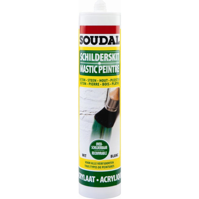 Schilderskit exterieur 10 Min wit 300 ml Schilderskit exterieur 10 Min wit 300 ml