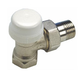 Haakse radiatorkraan 1/2"x1/2" ZK
