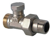 Rechte retourkraan 1/2"MxM24M