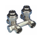 Haaks H-stuk (regelbaar) 1/2"MxM24M