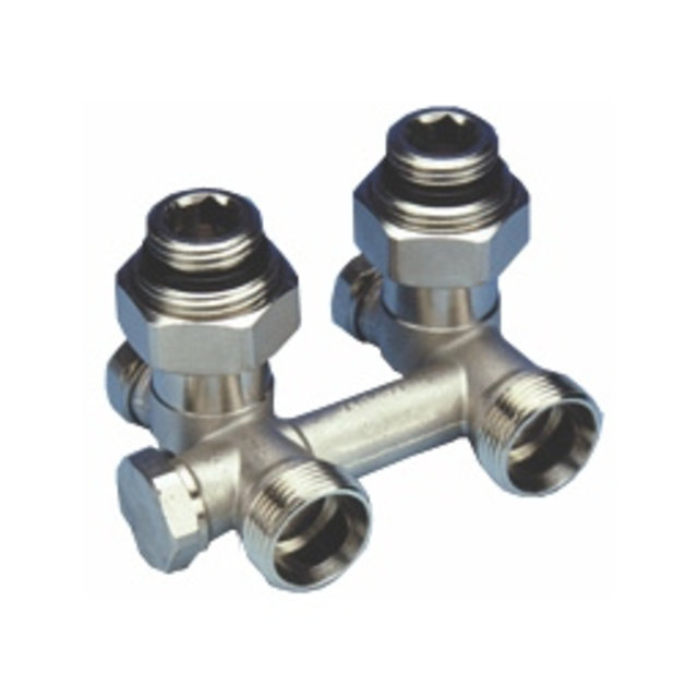 Haaks H-stuk (regelbaar) 1/2"MxM24M