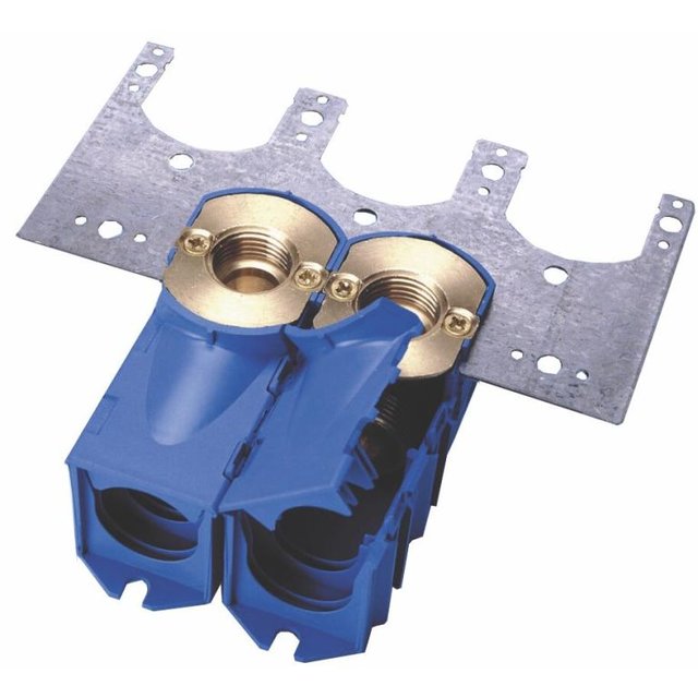 Enkele inbouwdoos M24  (blauw)