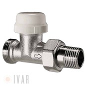 Rechte radiatorkraan 1/2"xM24 ZK