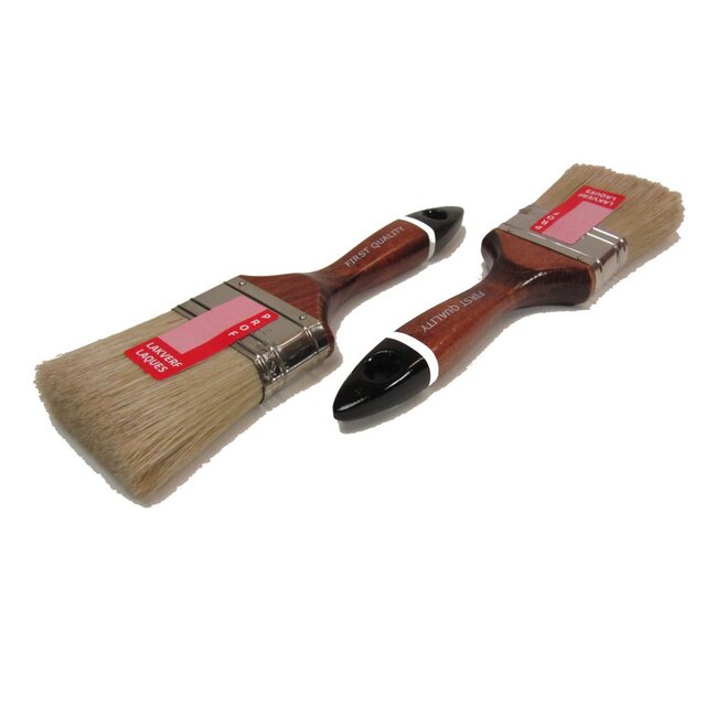 Platte kwast blond prof plus