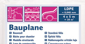 bouwzeil 4x5m 40µm