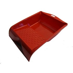 Verfbak kunststof 15,5 x 30 cm rood