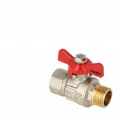 Kraan Rode vlindergreep MF 1/2 X 1/2