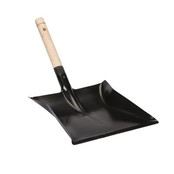 STOFBLIK metaal houten steel